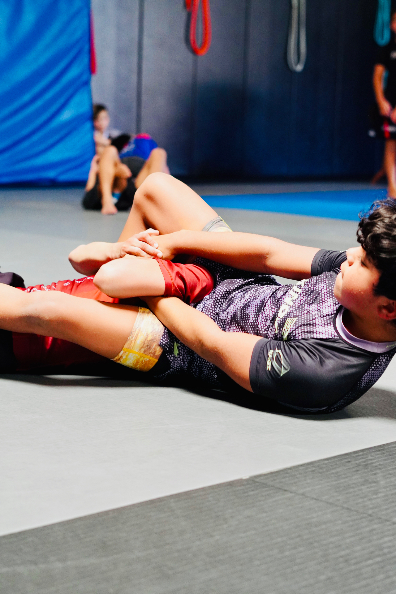 GDA youth athletes training no-gi submission control